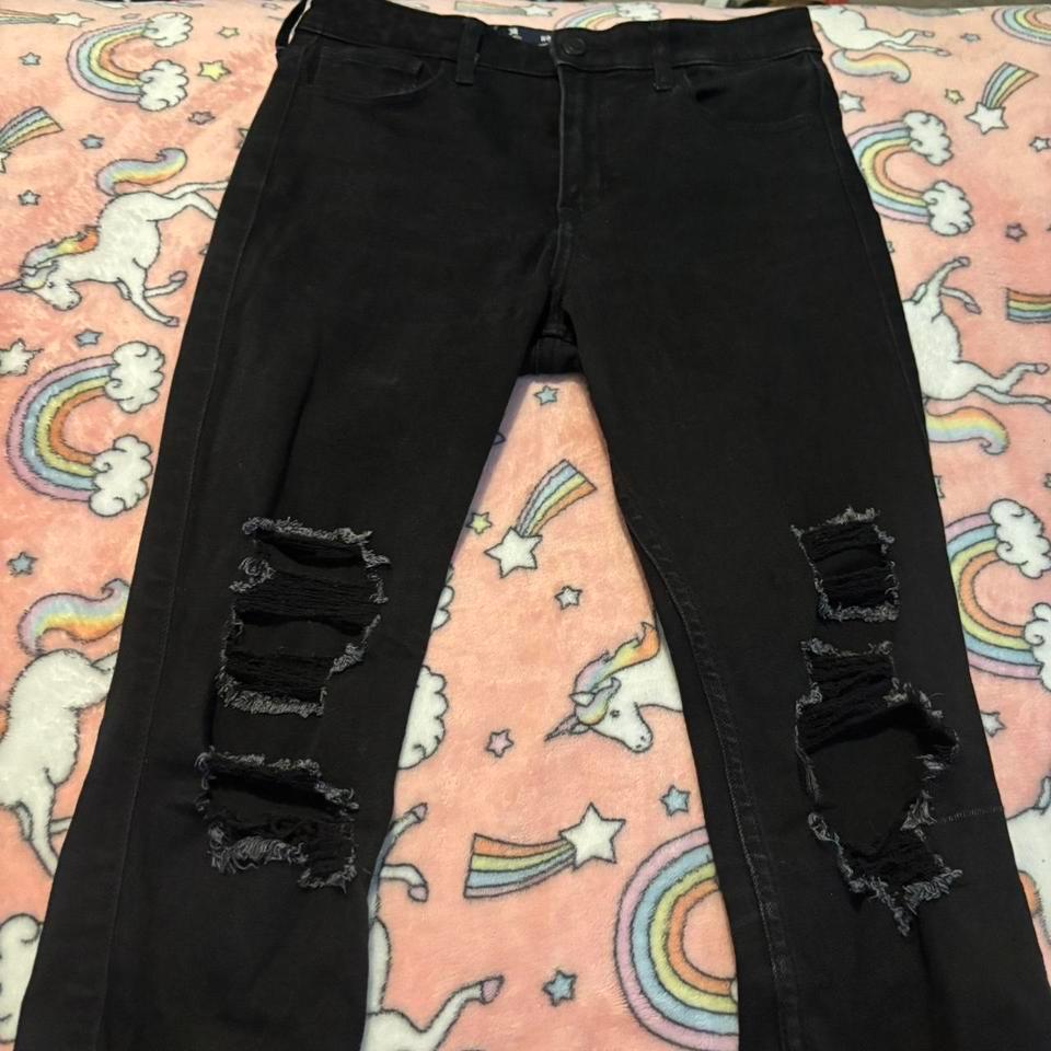 Hollister Black Ripped Jeans Size 7690