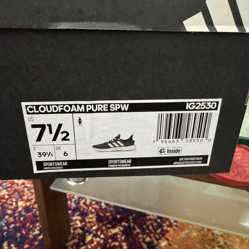 Adidas Cloudfoam Pure Spw Black 1324 2