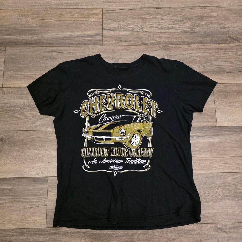 Black Chevrolet Camaro Vtg Graphic