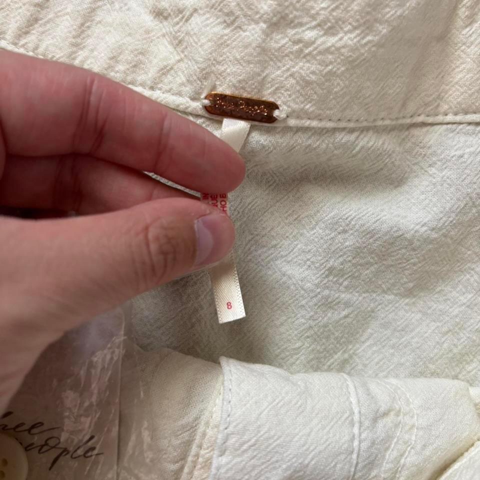 Cream Free People Western Style E404 3