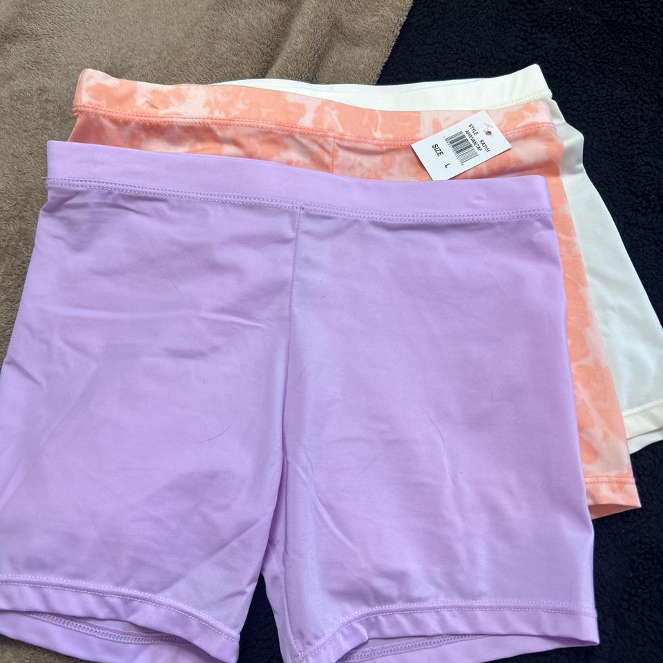 Girls 1012 Multicoloured Bike Shorts A354