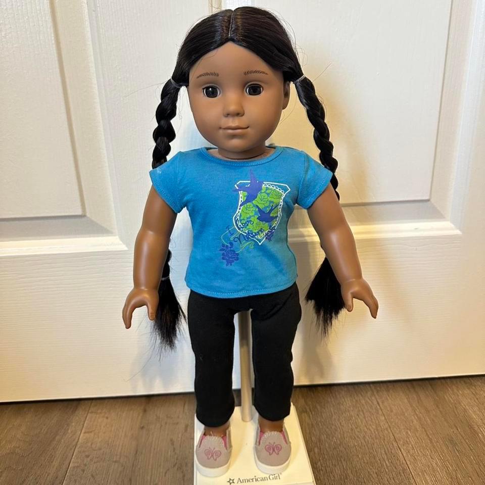 American Girl Lanies Blue Tee 8234