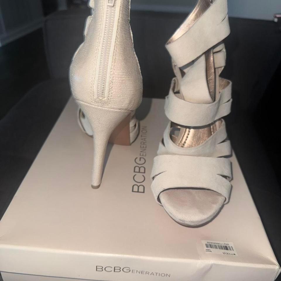 Bcbg Generation White Heels Size Bbc0 2