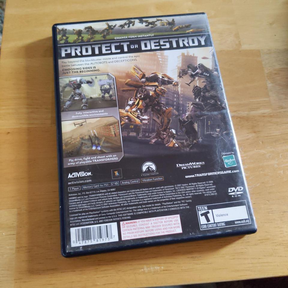 Transformers The Game For Playstation Bf95 3