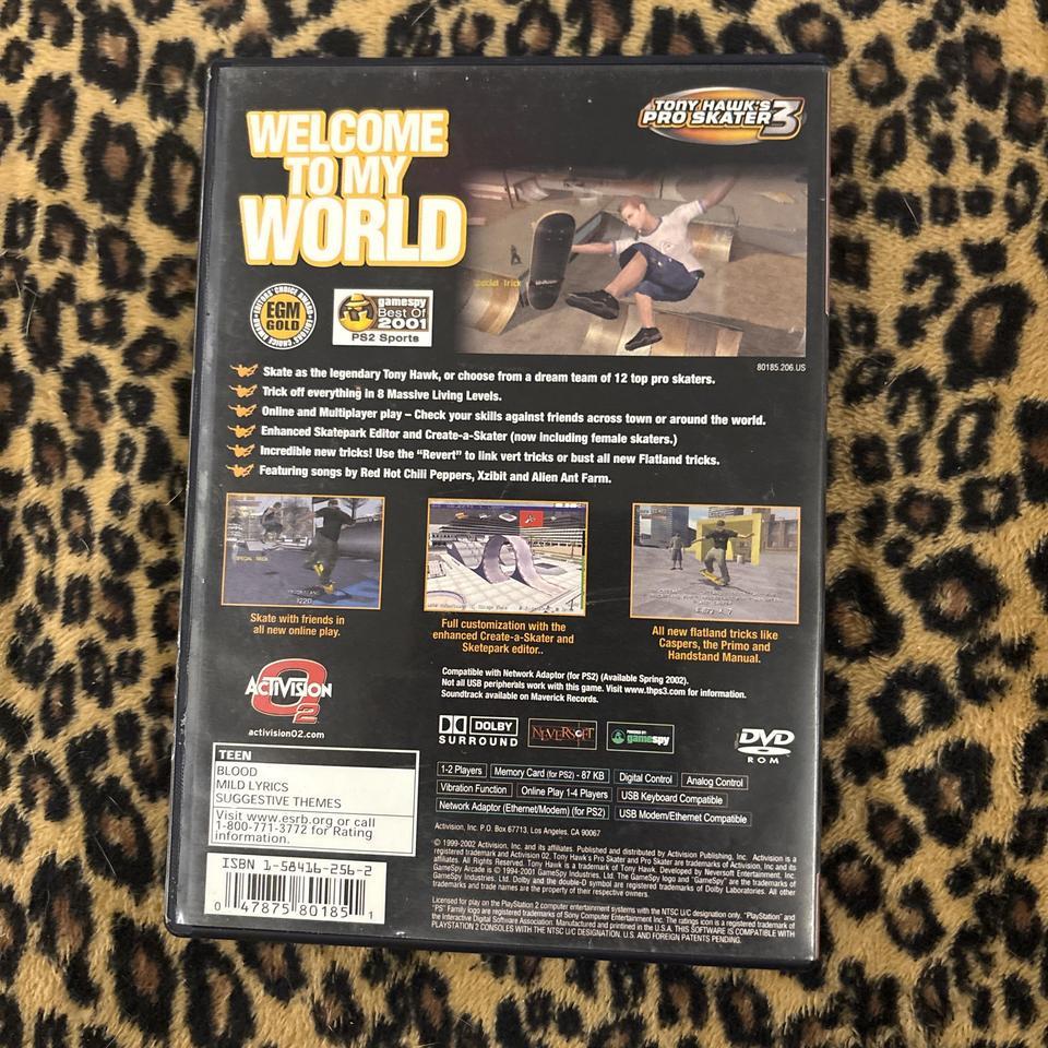 Ps2 Tony Hawks Pro Skater 2