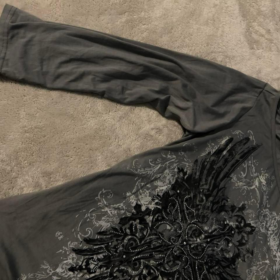 Black Grey Long Sleeve D853 2