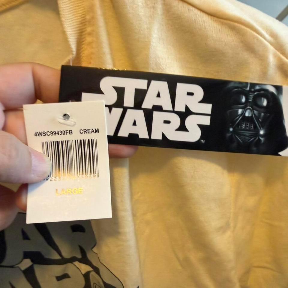 Star Wars White Cotton T Shirt 77ea 3