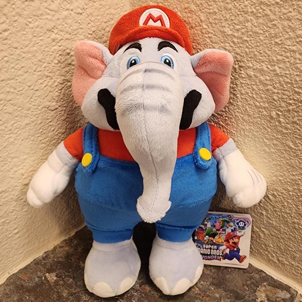 Plush Elephant Mario 10 Inch C6d8