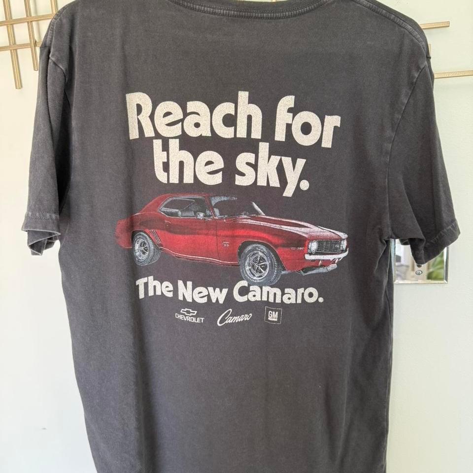Lucky Brand Black Camaro Tee 73a5
