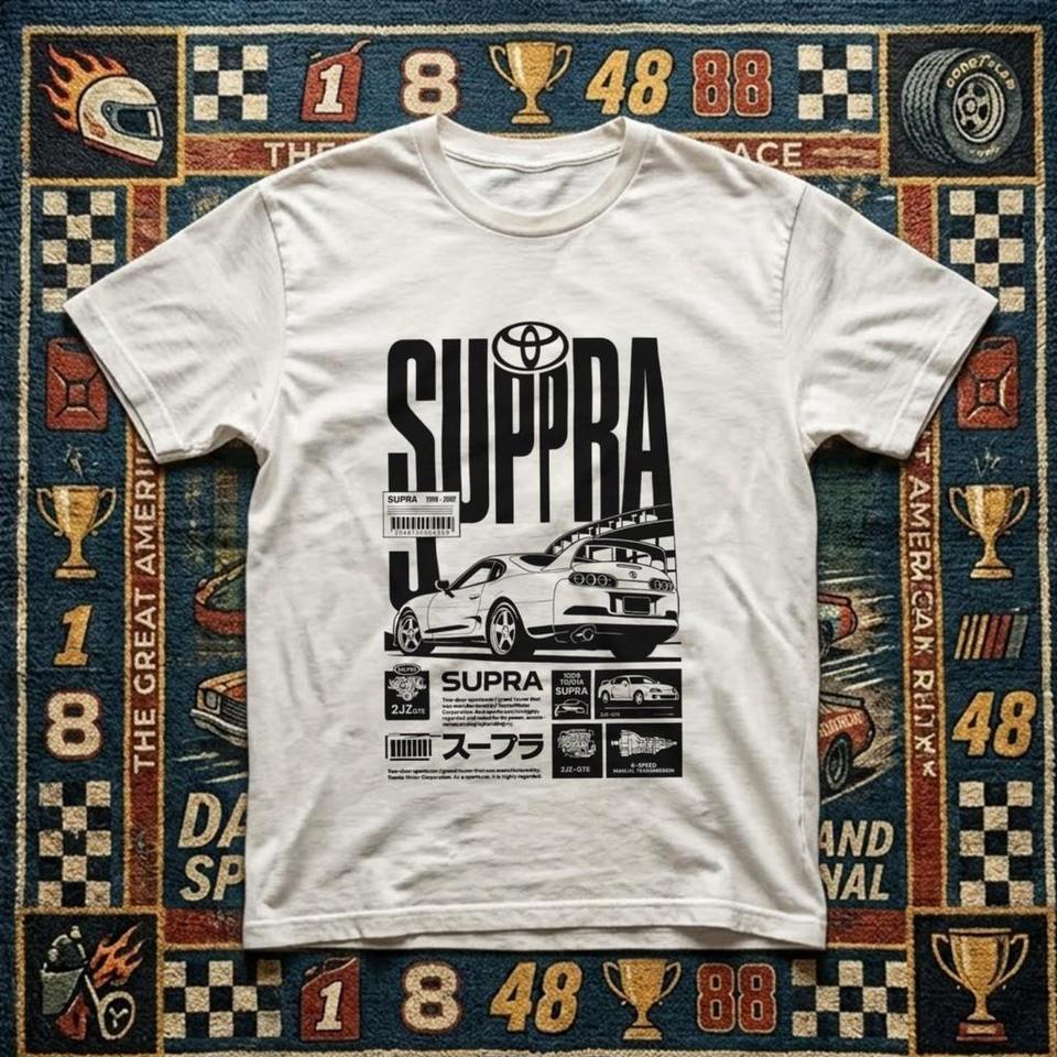 Toyota Supra White T Shirt Supra D200