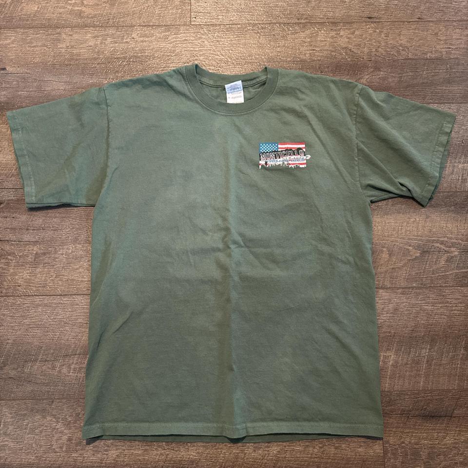 Green Vintage Harley Davidson Tee B202