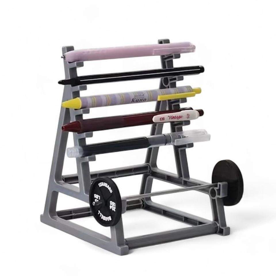 Mini Barbell Rack Pencil Holder 6254