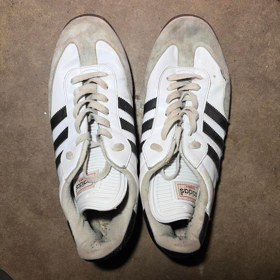 Adidas White And Black Samba 5317