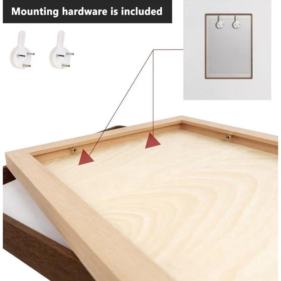 Natural 20x20 Picture Frame Wood C374 4