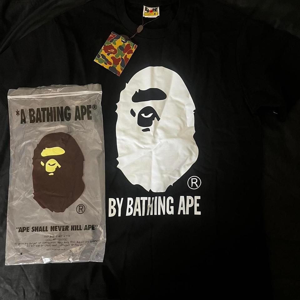 Bape Black T Shirt With White F80c