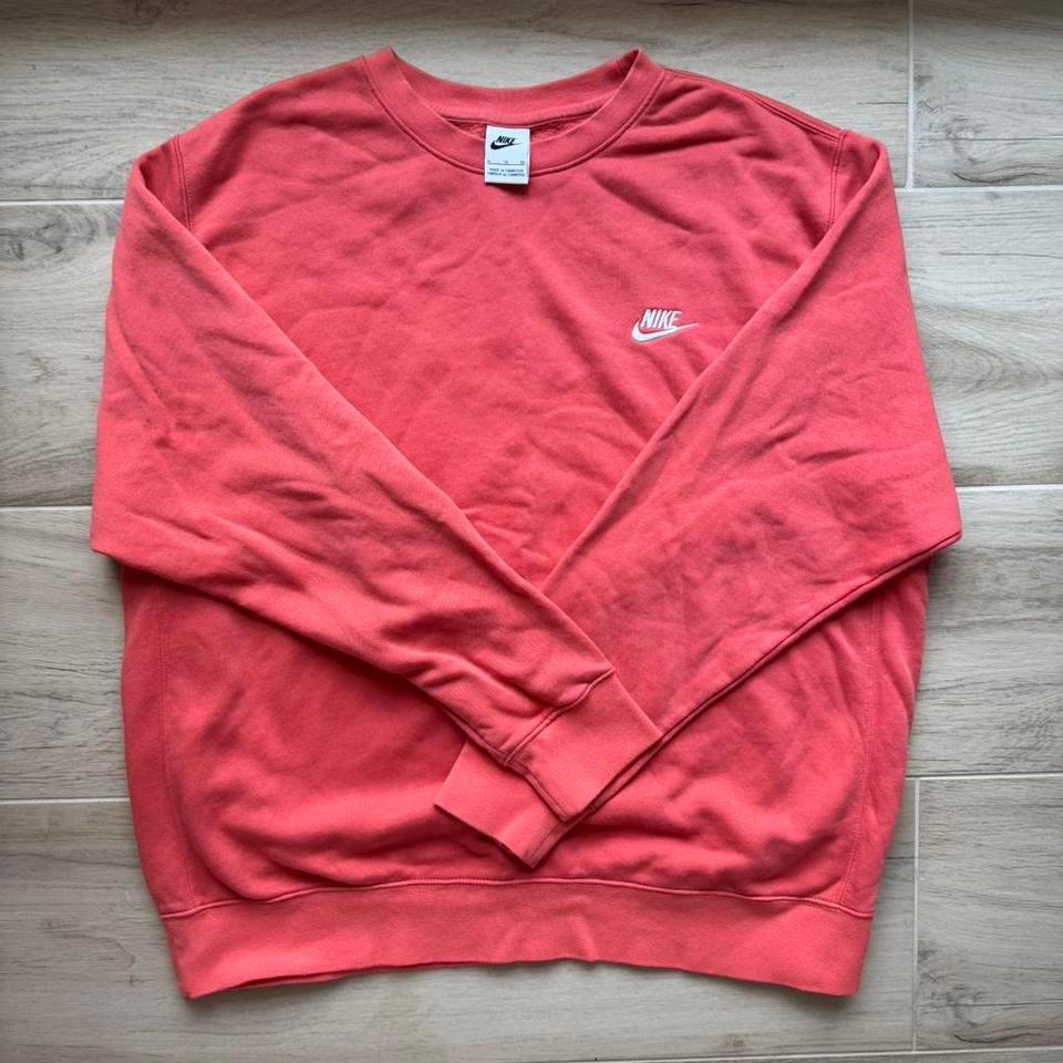 Nike Orange Crewneck Sweatshirt Size 5237