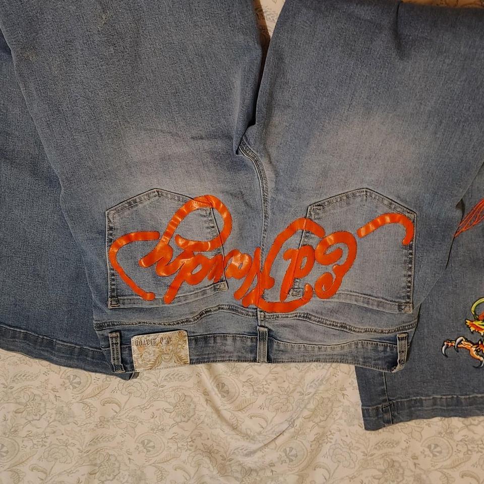 Ed Hardy Blue Jeans With 00b9