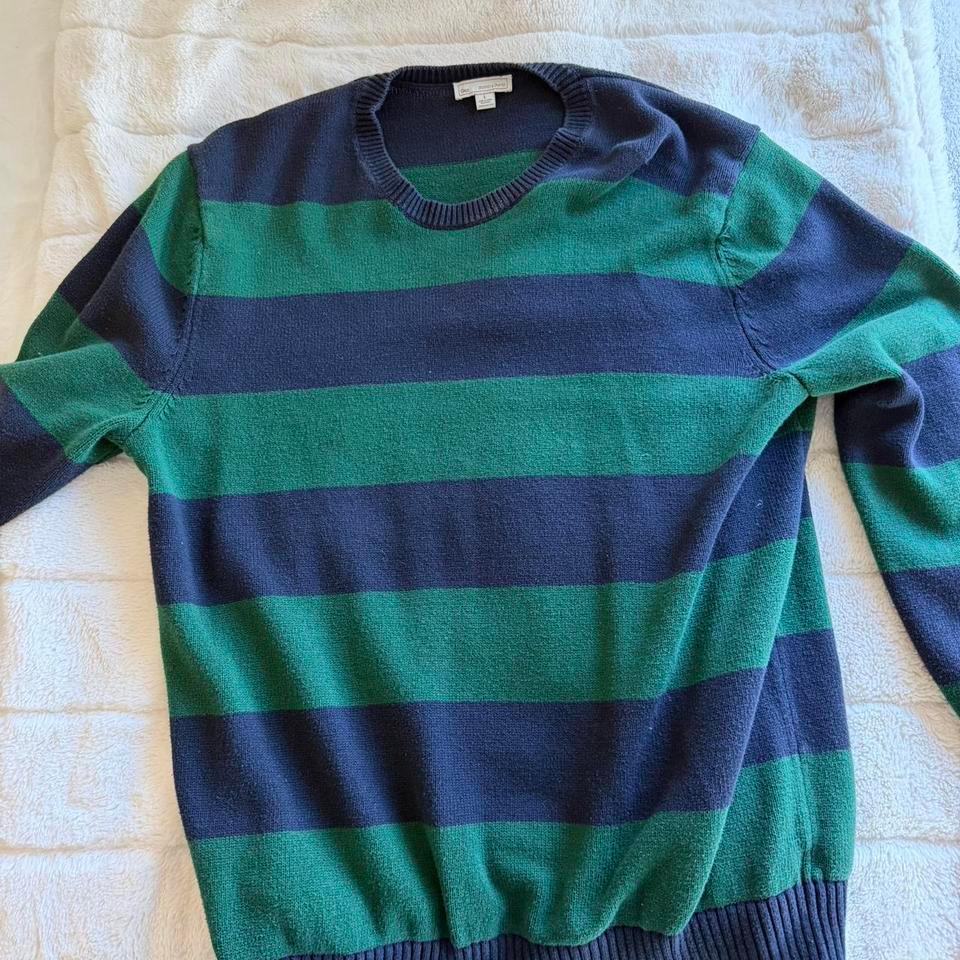 Gap Green And Navy Striped 0c83 2
