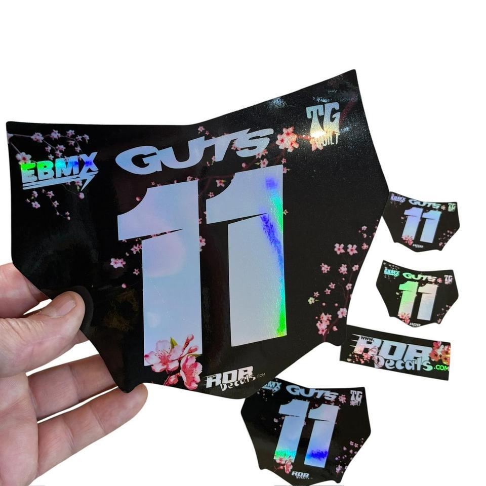 Motocutz Plate Decal For Electric Ed65