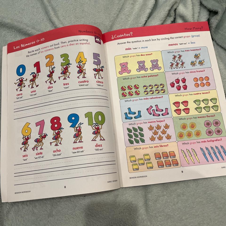 Early Spanish Language Workbook For A782 2