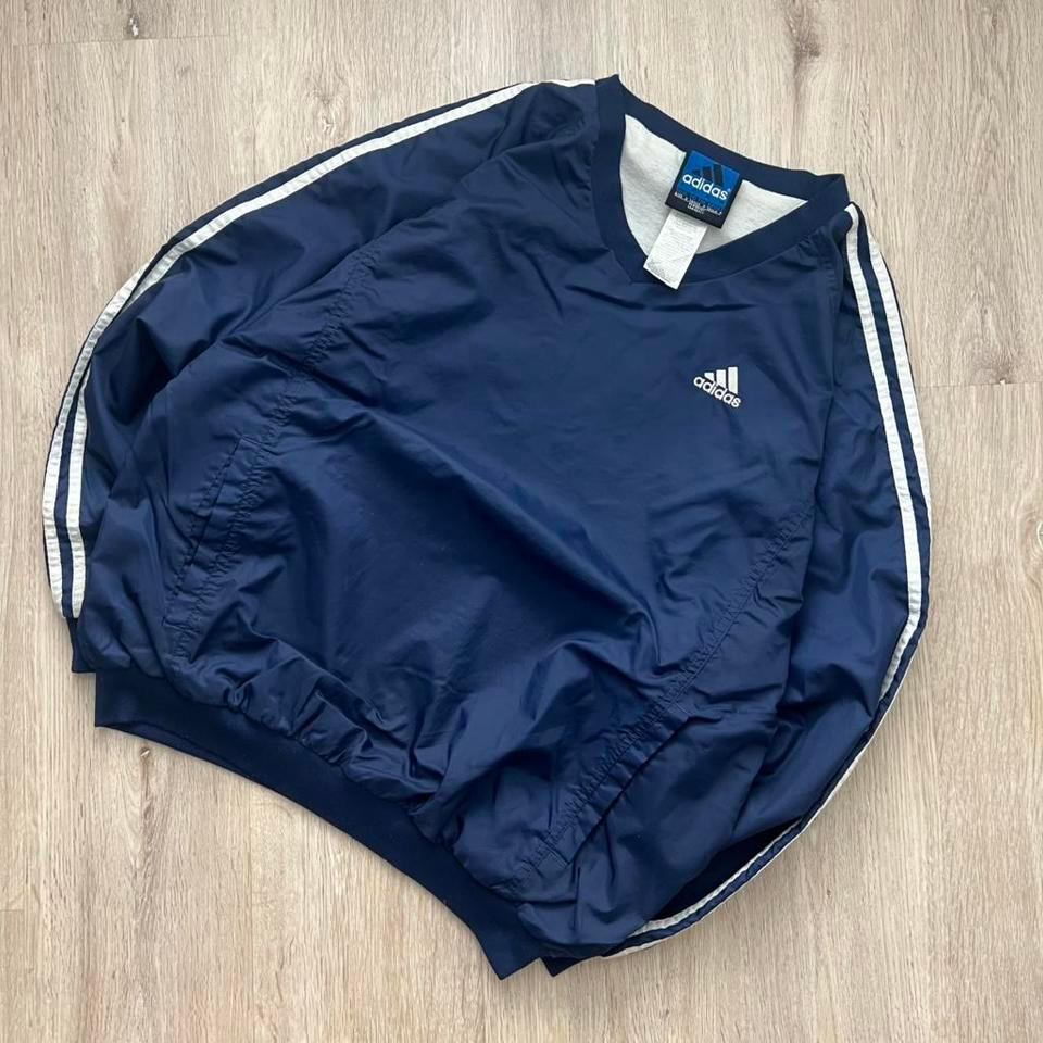 Vintage Adidas Pullover Navy Windbreaker A550 3