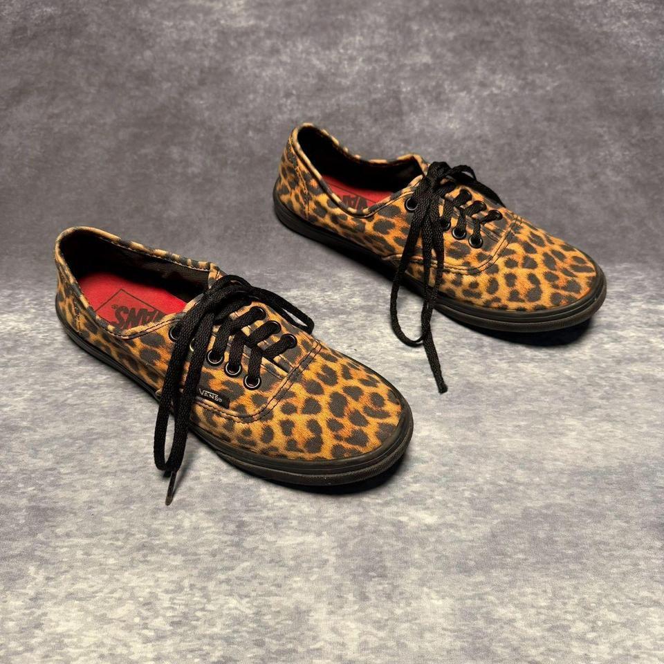 Y2k Vans Leopard Shoes Womens D51a 3
