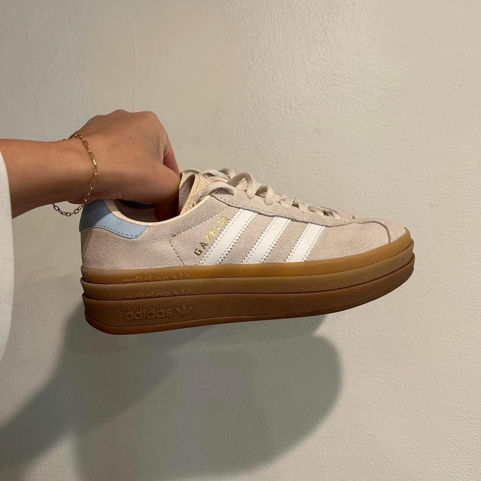 Adidas Gazelle Bold Cream Trainers 435b 3