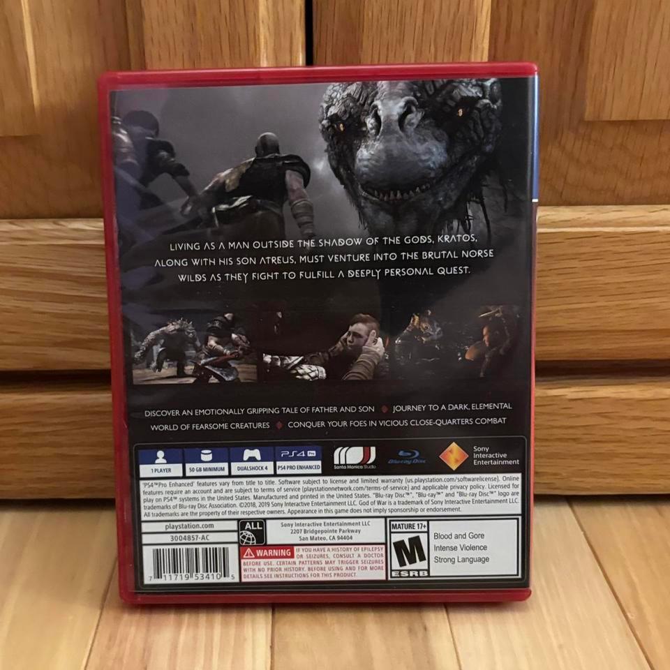 God Of War Ps4 Game 2