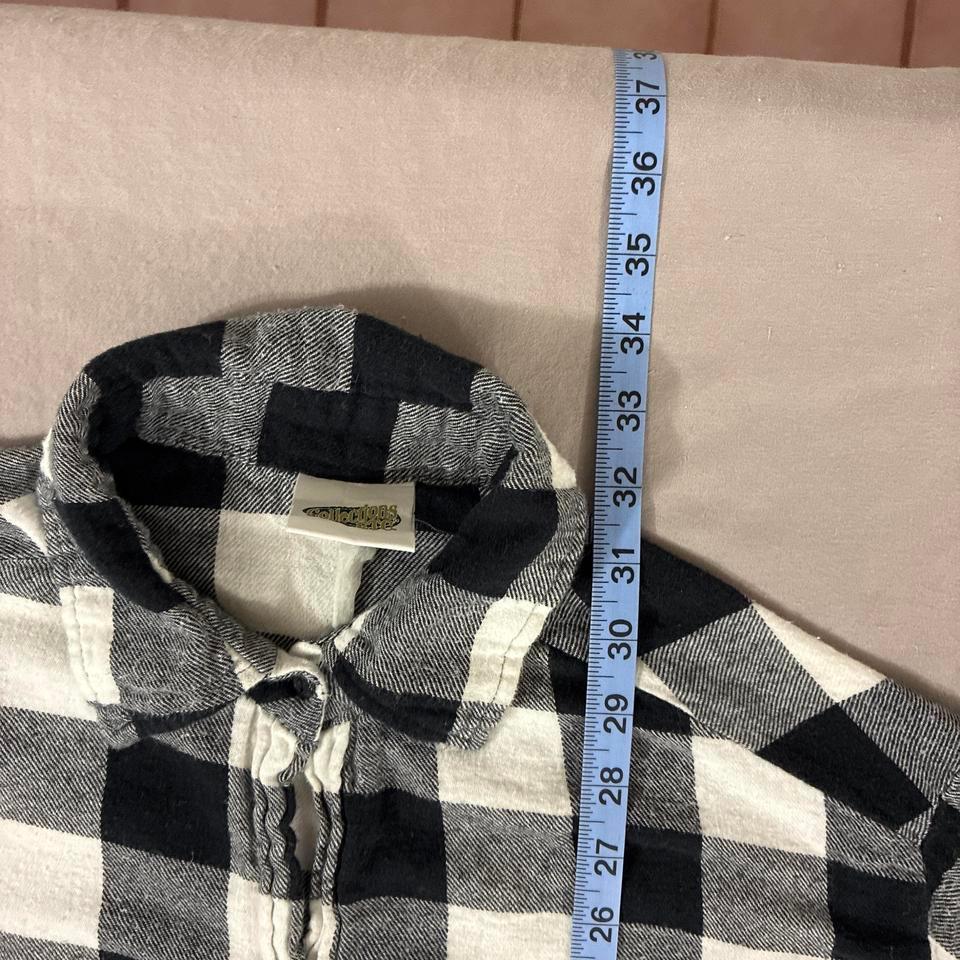 Collections Etc Plaid Button Up 41af 4