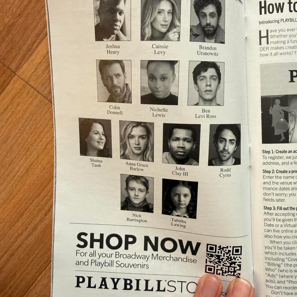 Opening Preview 2 Ragtime Playbills 10df 3