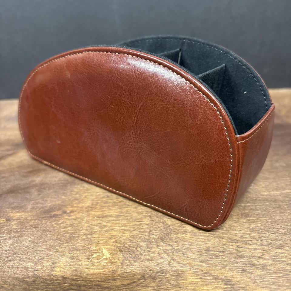 Brown Leather Pen Holder With Afa2 2