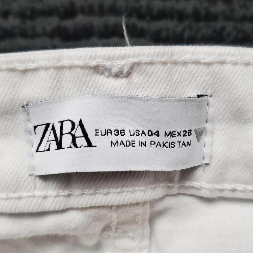 Zara Size 4 White High De1a 6