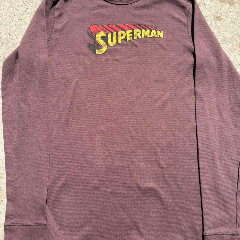 Vintage Superman Logo Thermal Long C212