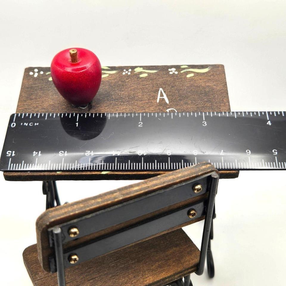 Vintage Miniature Wood Metal 4bf4 7