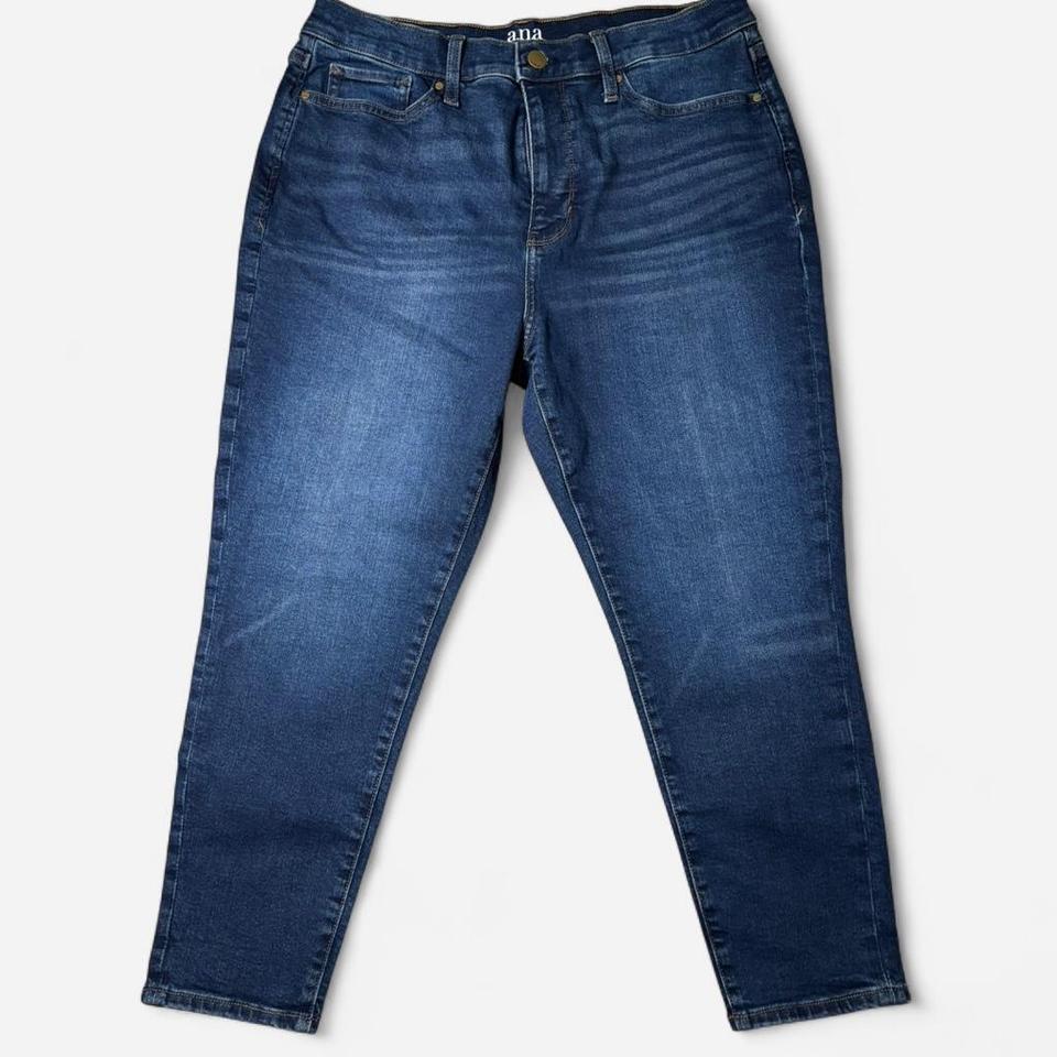 Dark Blue Jean Capris Size D5a7 2