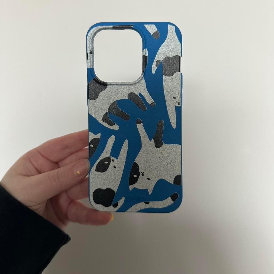 Blue With Black And White 3