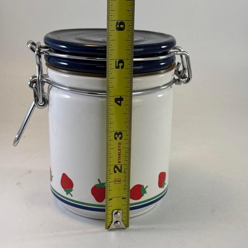 Cute Vintage Strawberry Canister 3