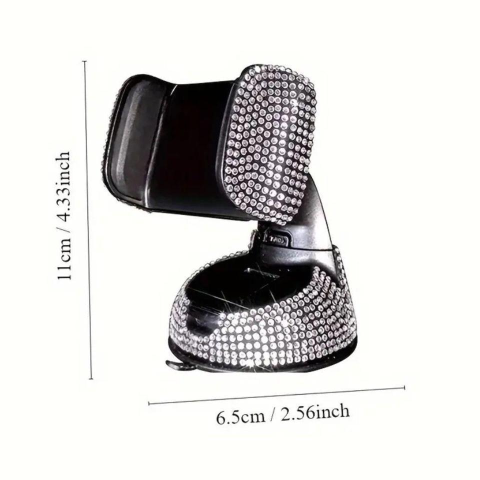 Rainbow Rhinestone Bling Car Phone 5