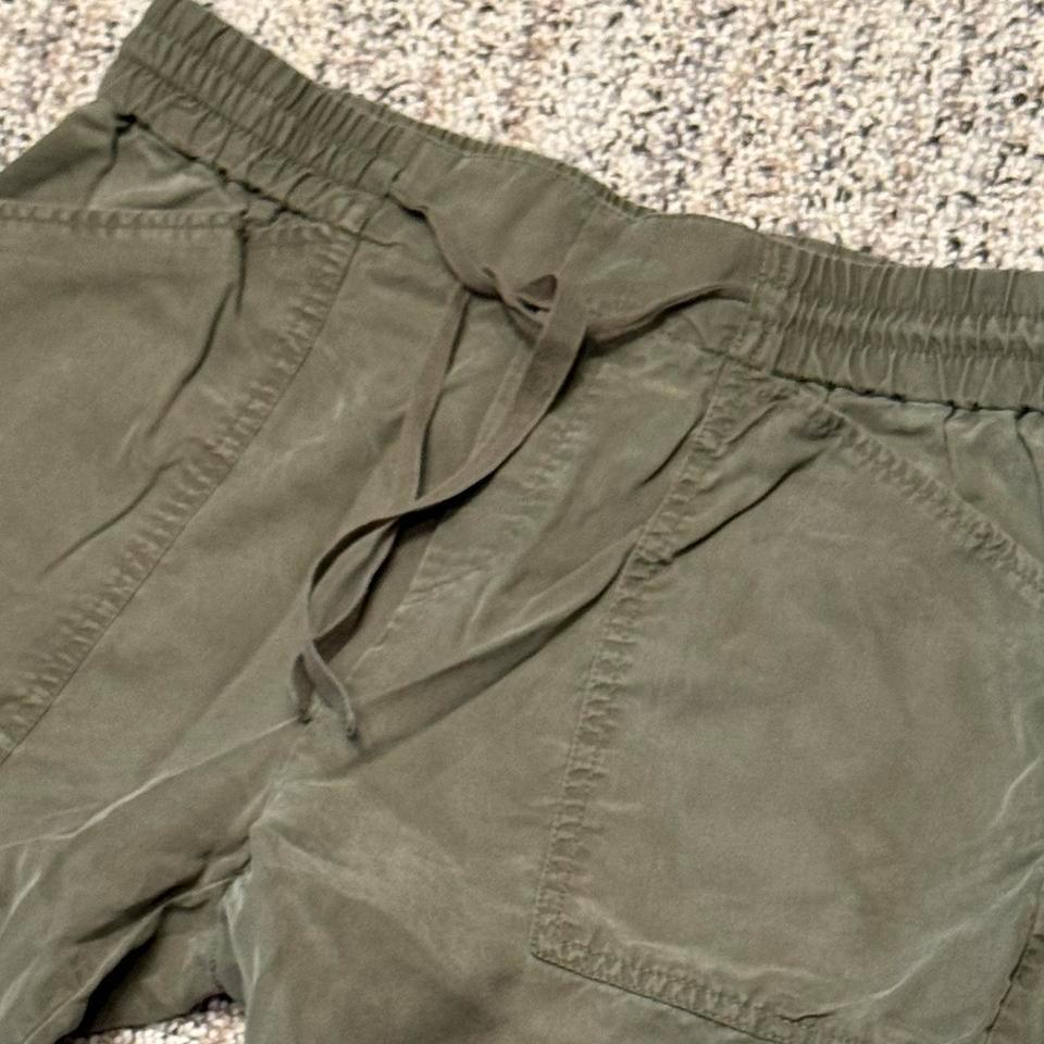 Banana Republic Army Green Silky