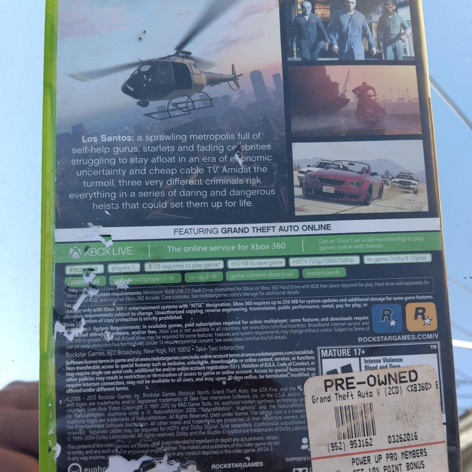 Grand Theft Auto 5 Xbox 2