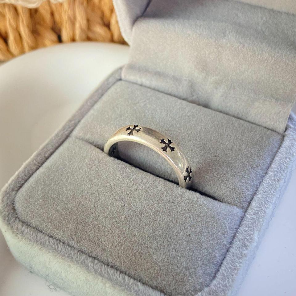 Vintage Chrome Hearts Style Cross 46a1 2
