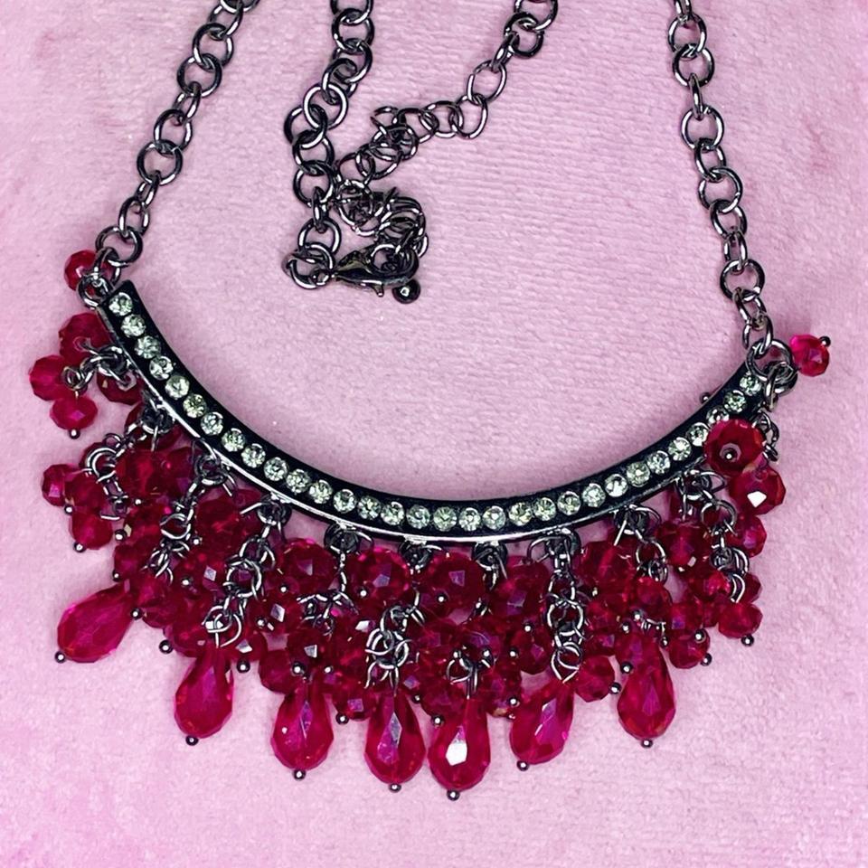 156 Gunmetal And Red Glass 56cf 4