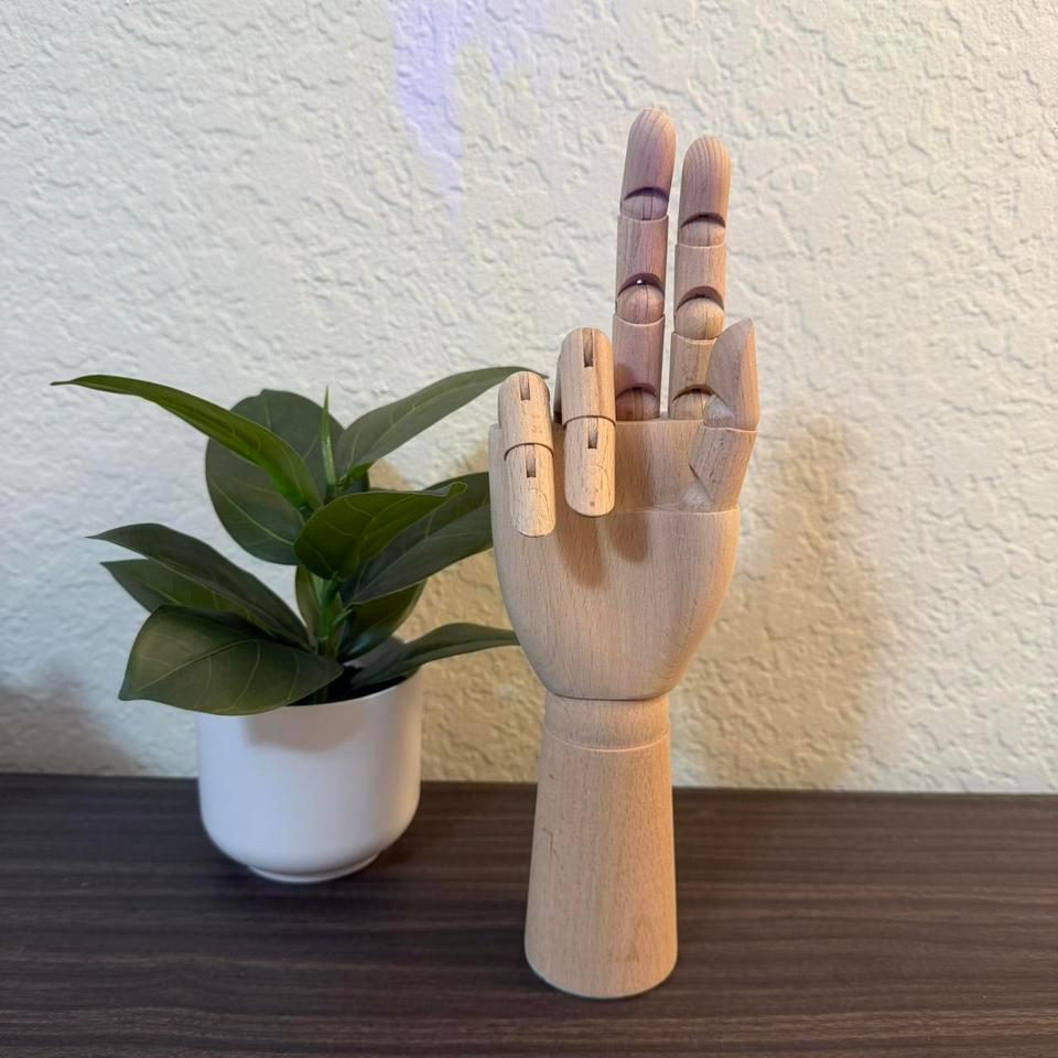 Ikea Handskalad Wooden Hand Decoration 5d92 2