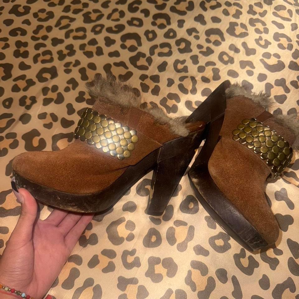 5 Inch Heel Brown Suede 9b55 3