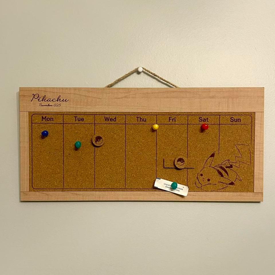 15in Pokemon Pikachu Cork Board 6ccb