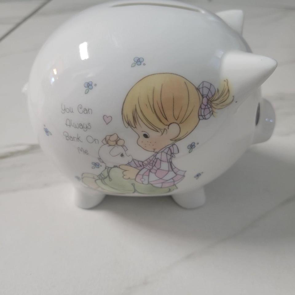 Vintage White Ceramic Precious Moments