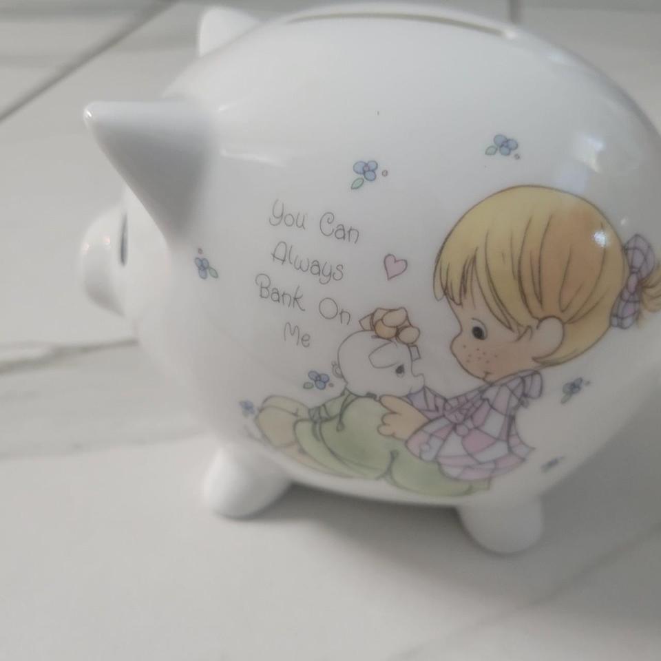 Vintage White Ceramic Precious Moments 3