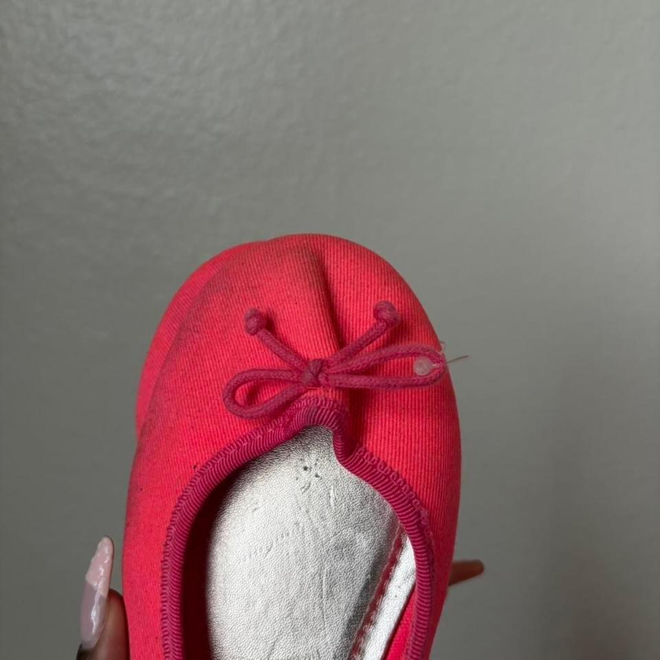 Y2k Hot Pink Babydoll Flats 4547 3