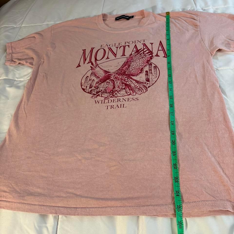 Pink Montana Tee With Red 2248 6