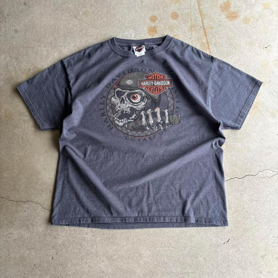 Vintage Harley Davidson Skull Jester 30f4